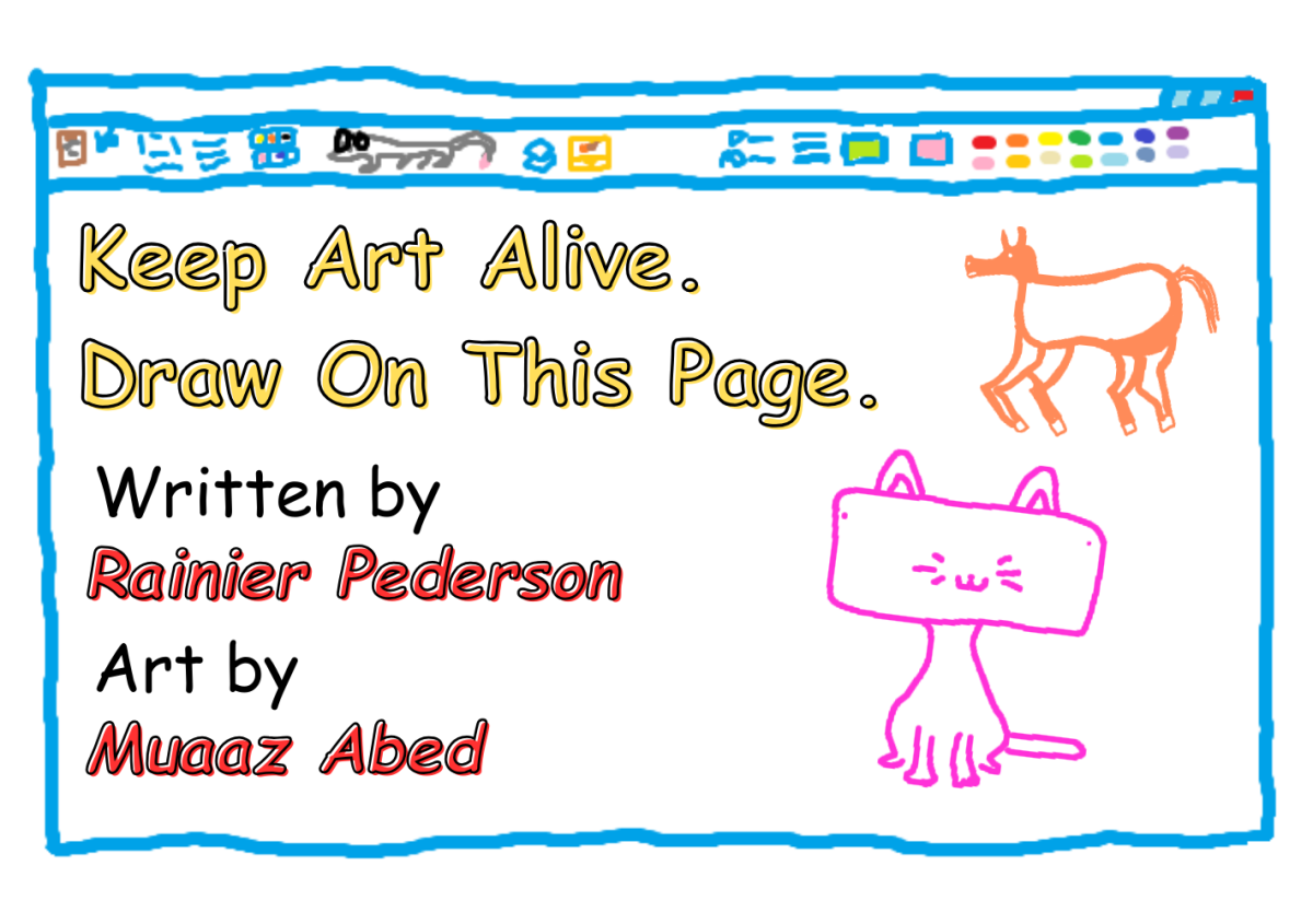 Keep Art Alive. Draw On This Page.
